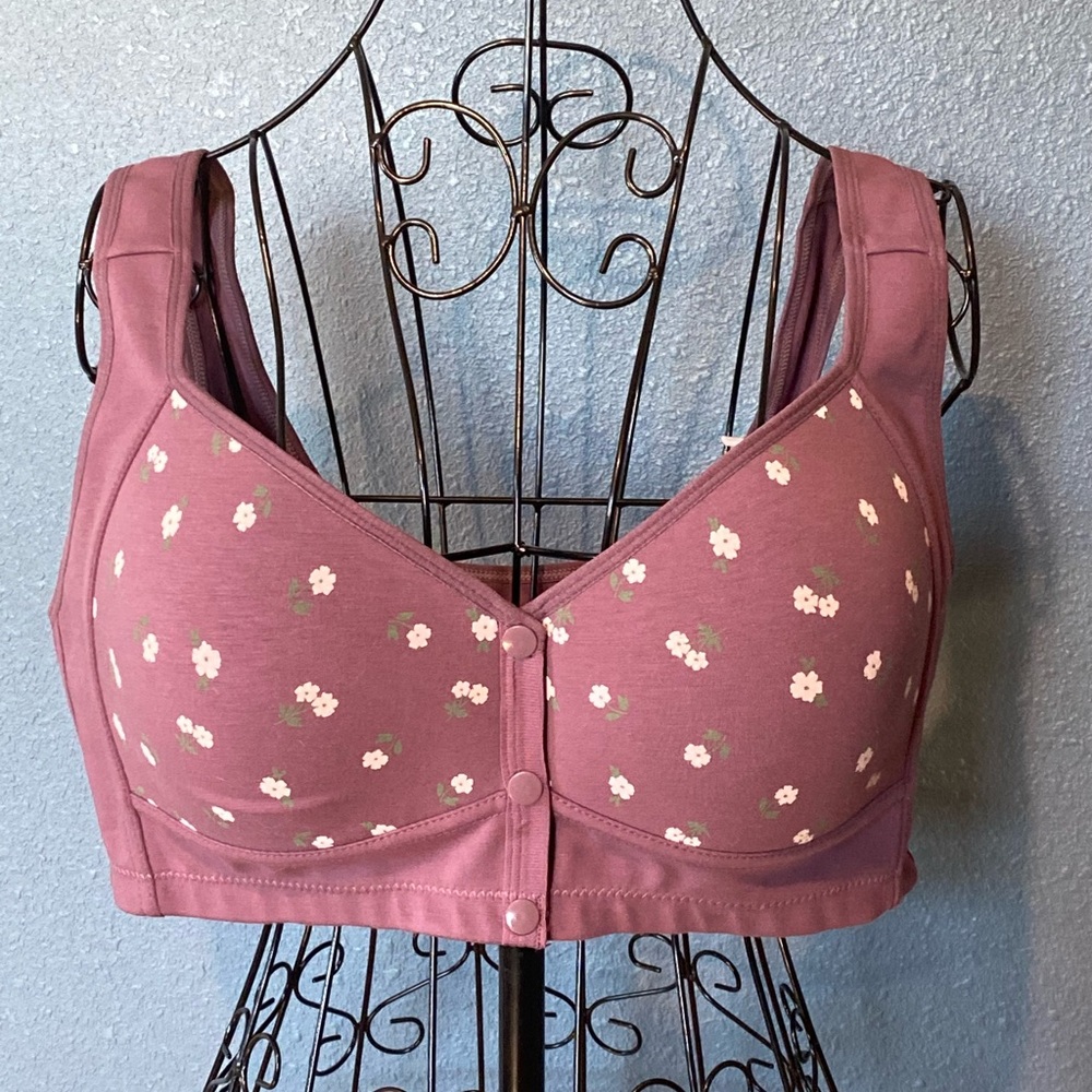Daisy Purple Bra (no underwire)